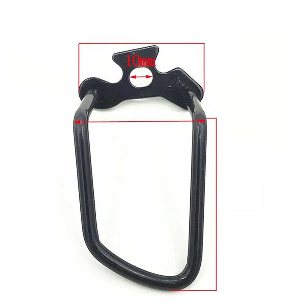 1piece Adjustable Steel Black Bicycle Mountain Bike Rear Gear Derailleur Chain Stay Guard Protector Outdoor Cycling Accessories