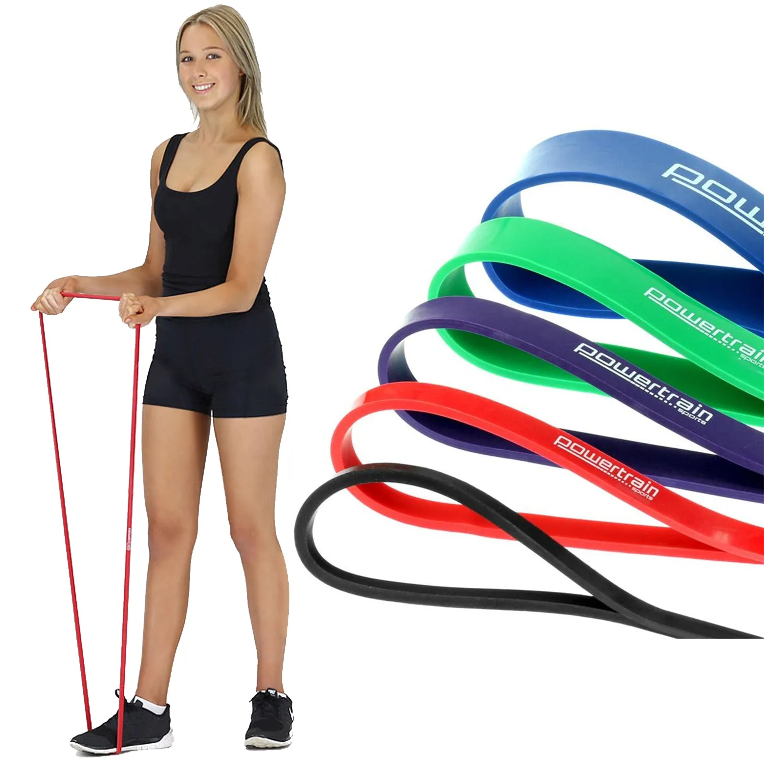 5x Heavy Duty Resistance Bands for Home Gym Workout