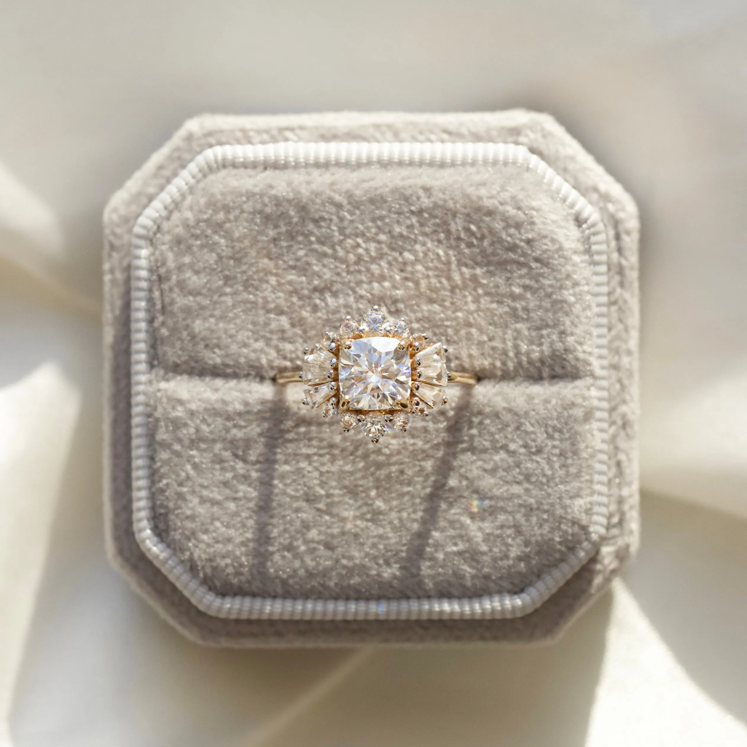 Aria Moissanite Ring