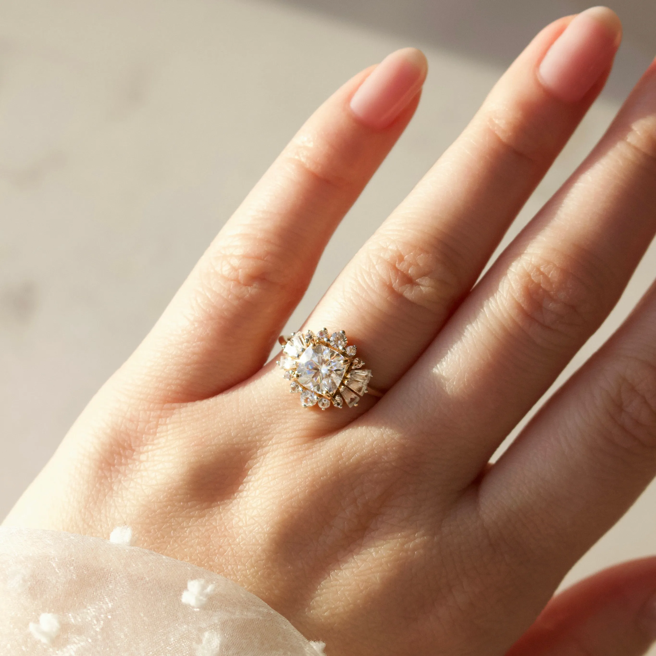 Aria Moissanite Ring