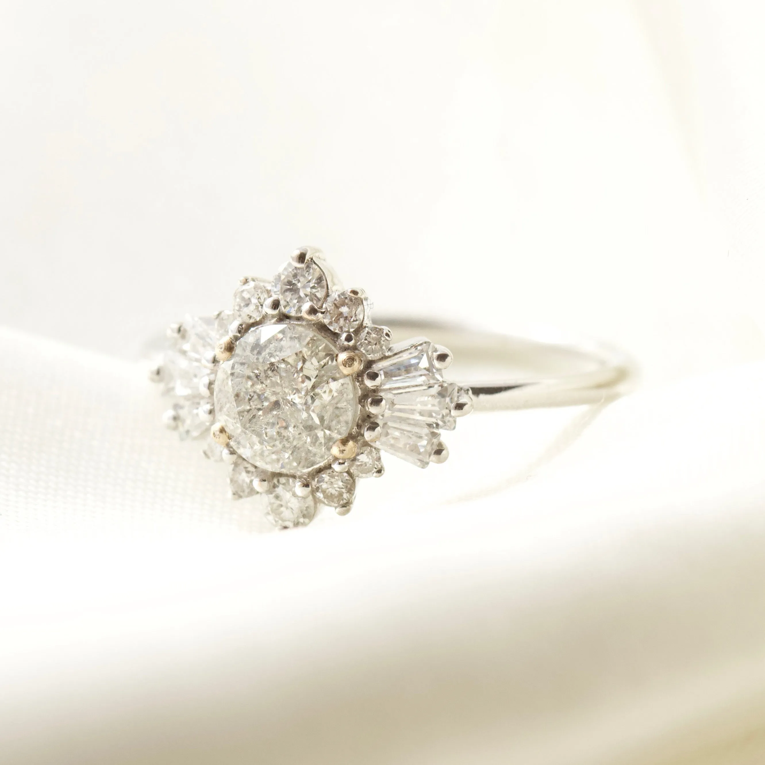 Aria Salt & Pepper Diamond Ring