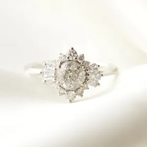 Aria Salt & Pepper Diamond Ring