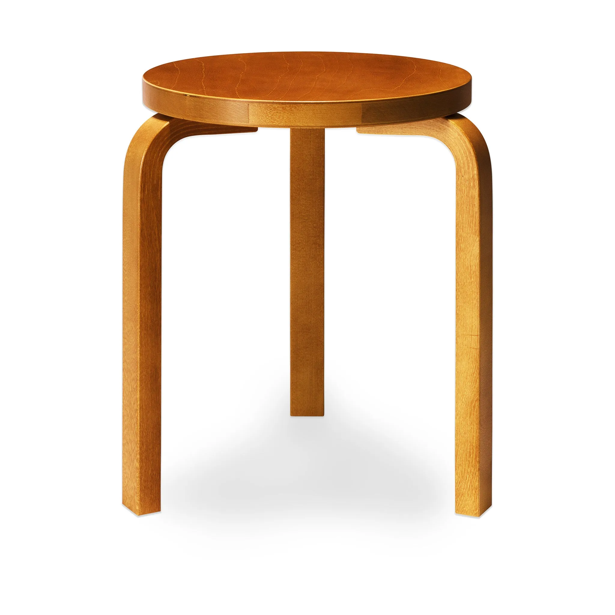 Artek Aalto Stacking Stool 60 - Black/ Black