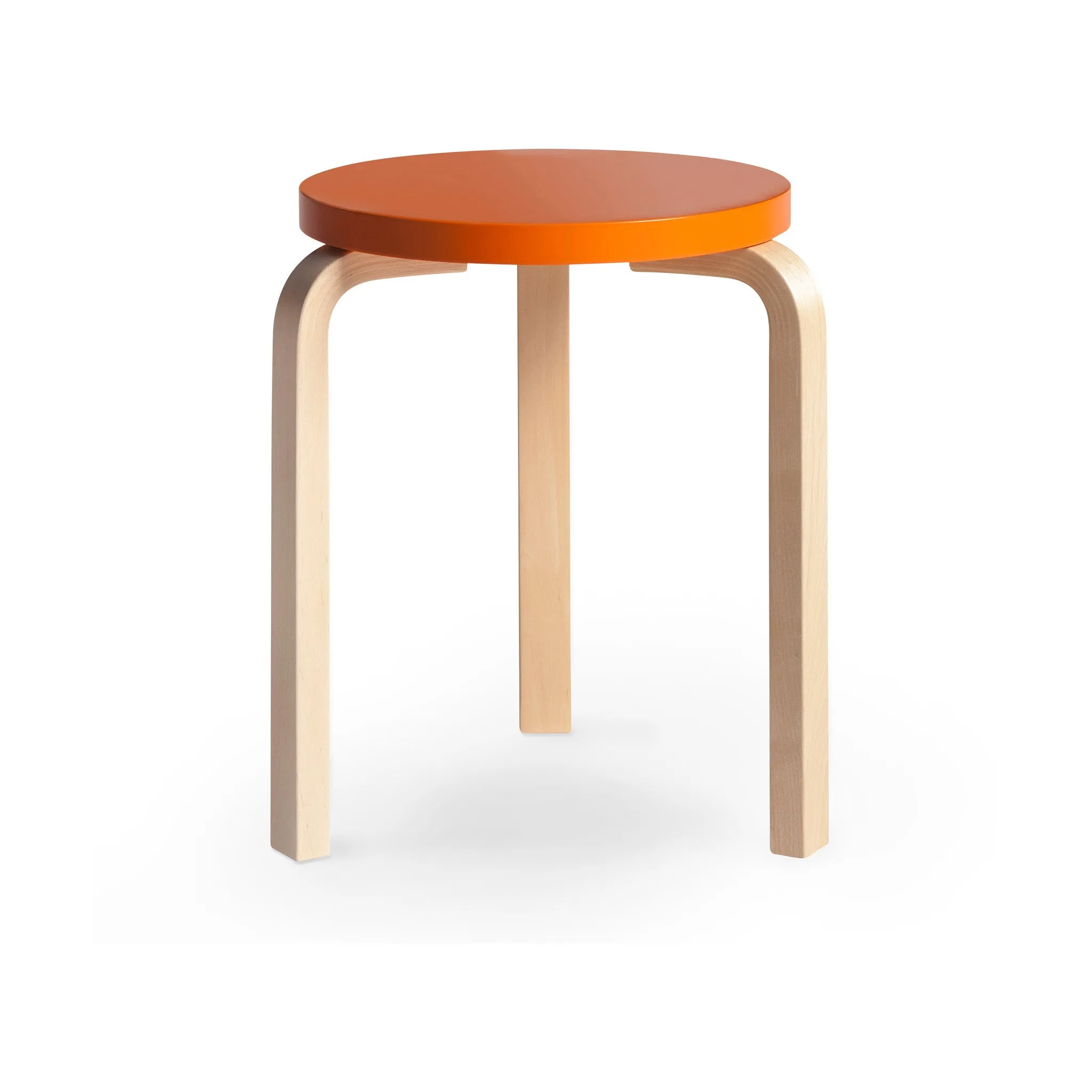 Artek Aalto Stacking Stool 60 - Black/ Black