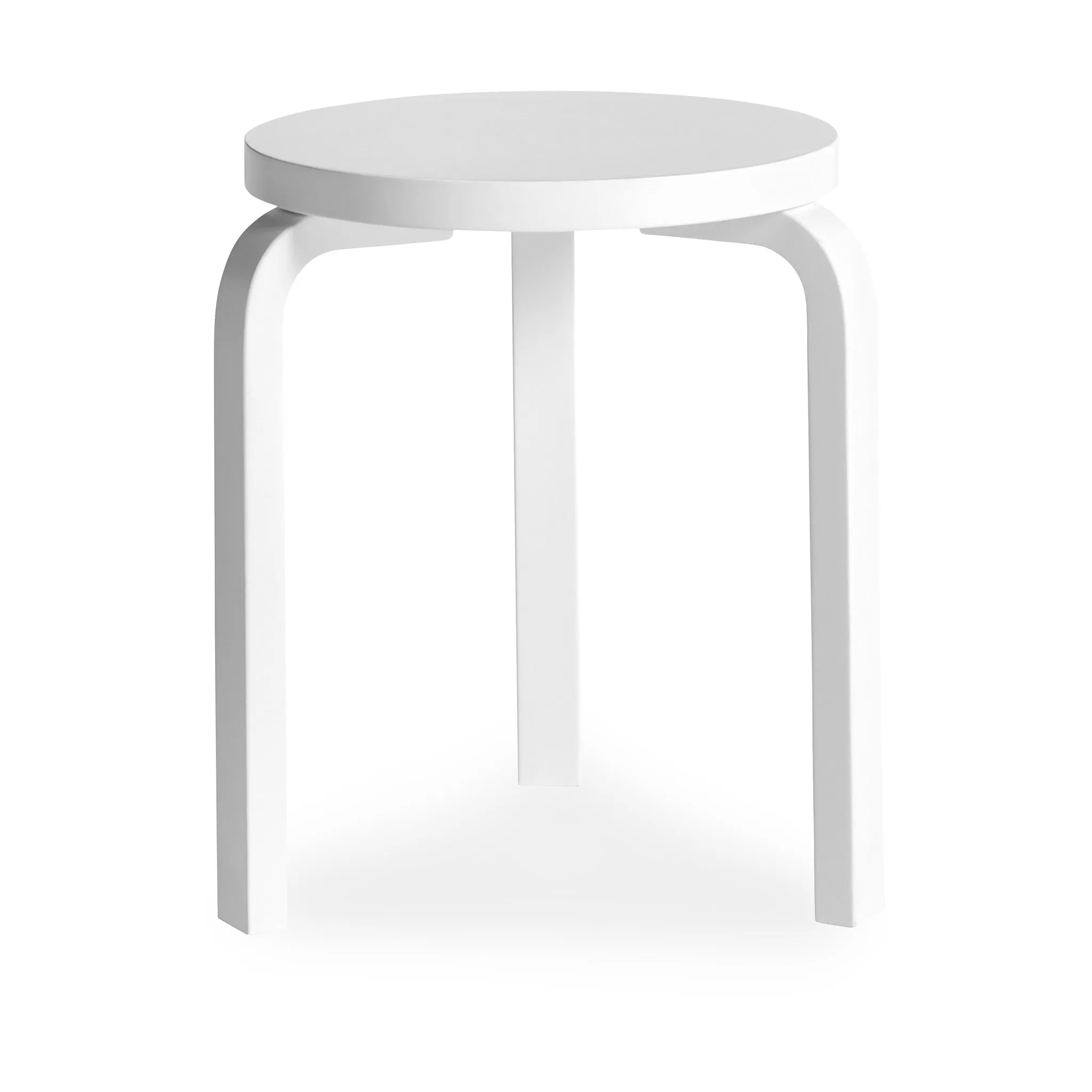 Artek Aalto Stacking Stool 60 - Black/ Black