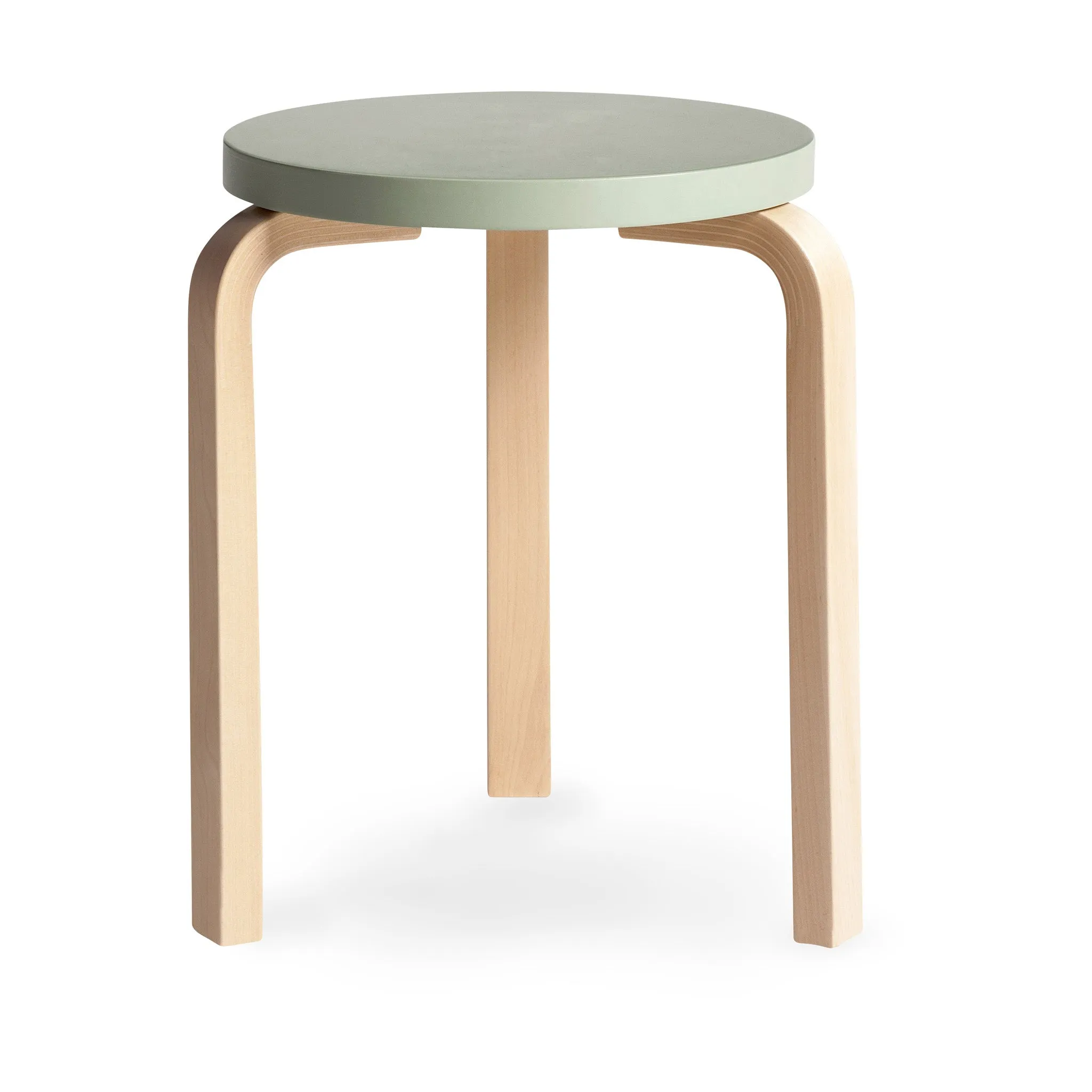 Artek Aalto Stacking Stool 60 - Black/ Black