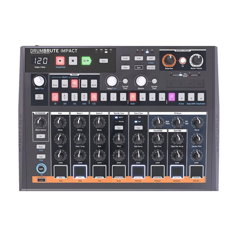 Arturia Drumbrute Impact Analog Drum Machine