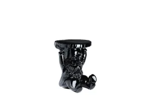 Attila/Napoleon Gnome Stool - Black