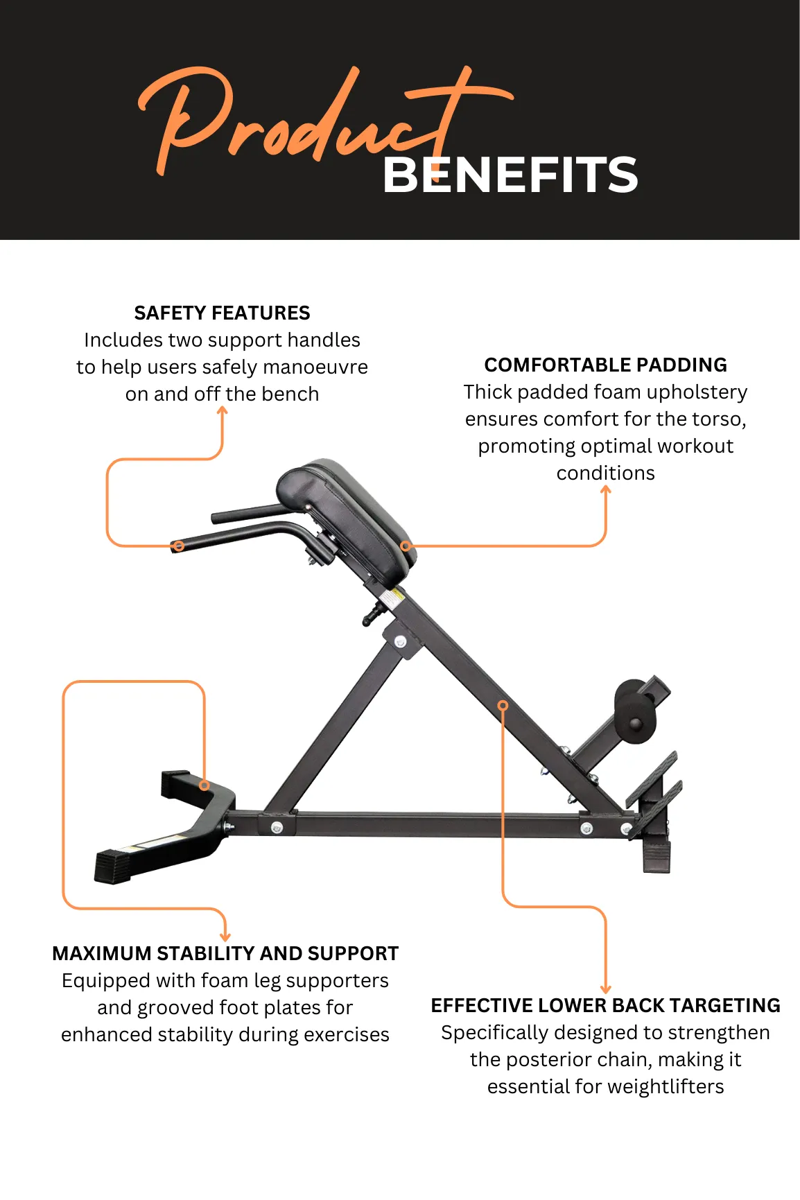 Body Iron Hyper Extension Bench