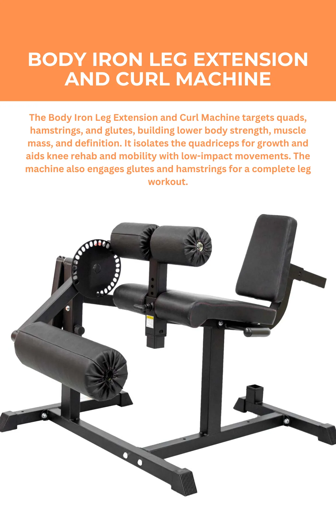 Body Iron Leg Extension & Curl Machine