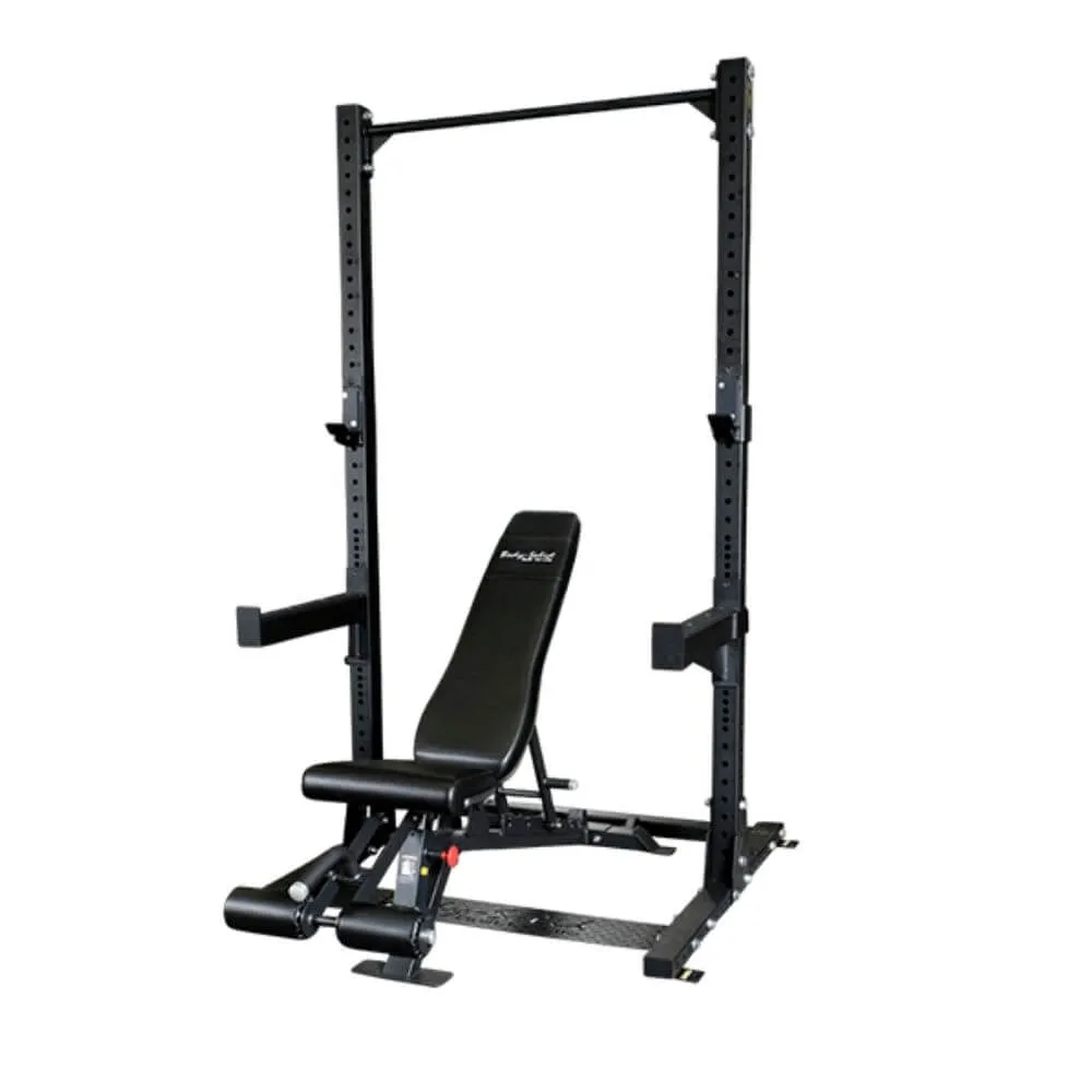 Body-Solid Commercial Half Rack with FID Bench SPR500P2