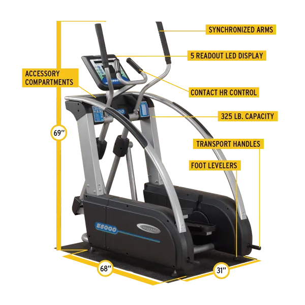 Body-Solid E5000 Premium Elliptical Trainer