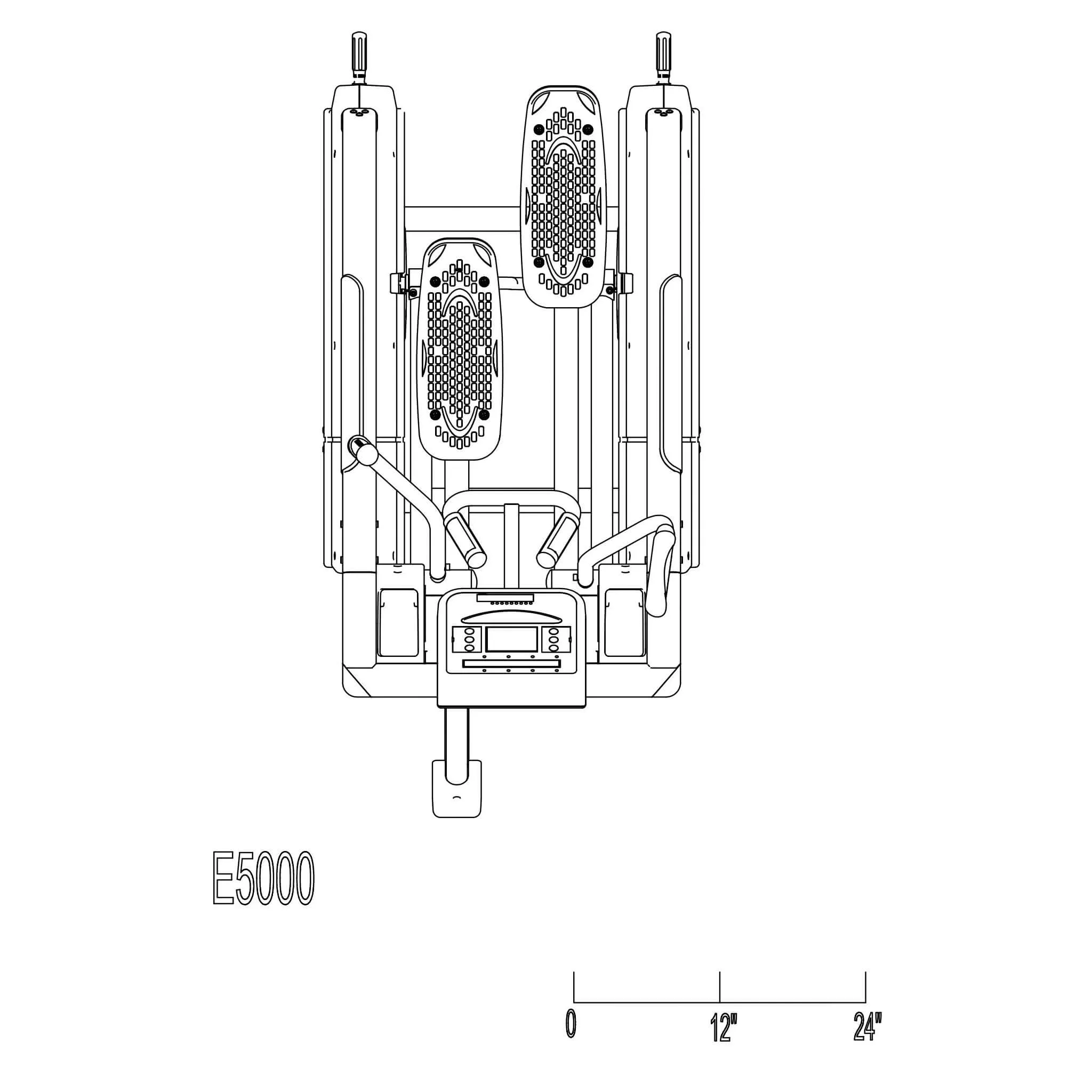 Body Solid Endurance E5000 Premium Elliptical Trainer