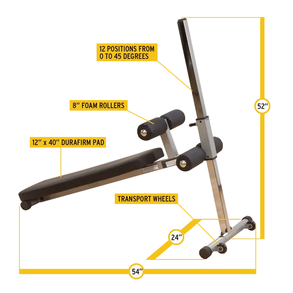 Body-Solid GAB60 Pro-Style Ab Board