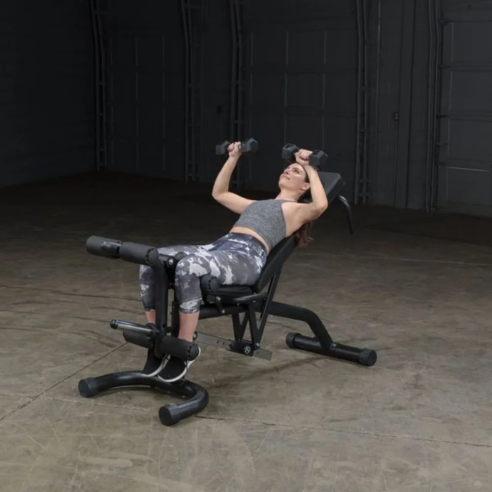 Body-Solid Olympic Leverage Exercise Bench with Leg Developer FID46