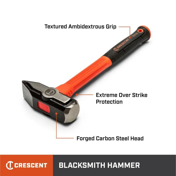 Crescent 2-1/2lb Fiberglass Blacksmith Hammer