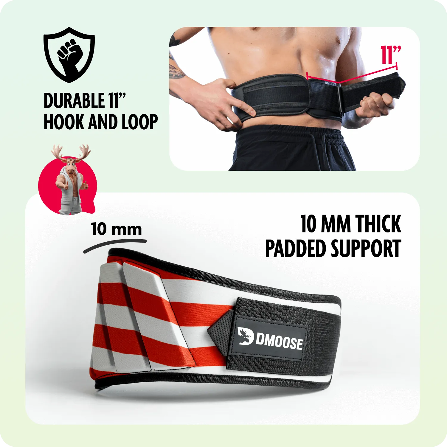 DMoose Neoprene Weightlifting Belt