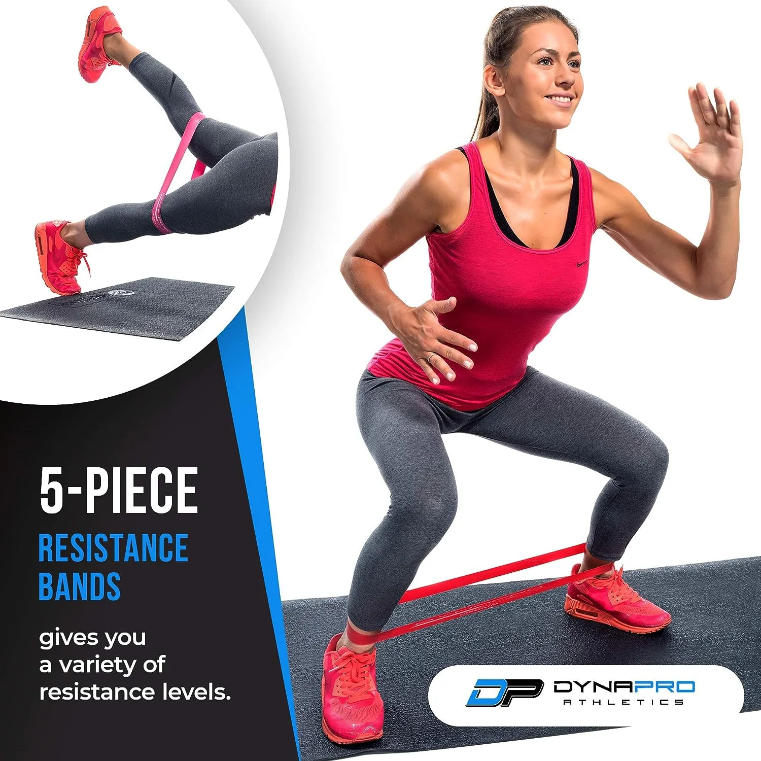 DYNAPRO Mini Resistance Bands 10 inch or 12 inch