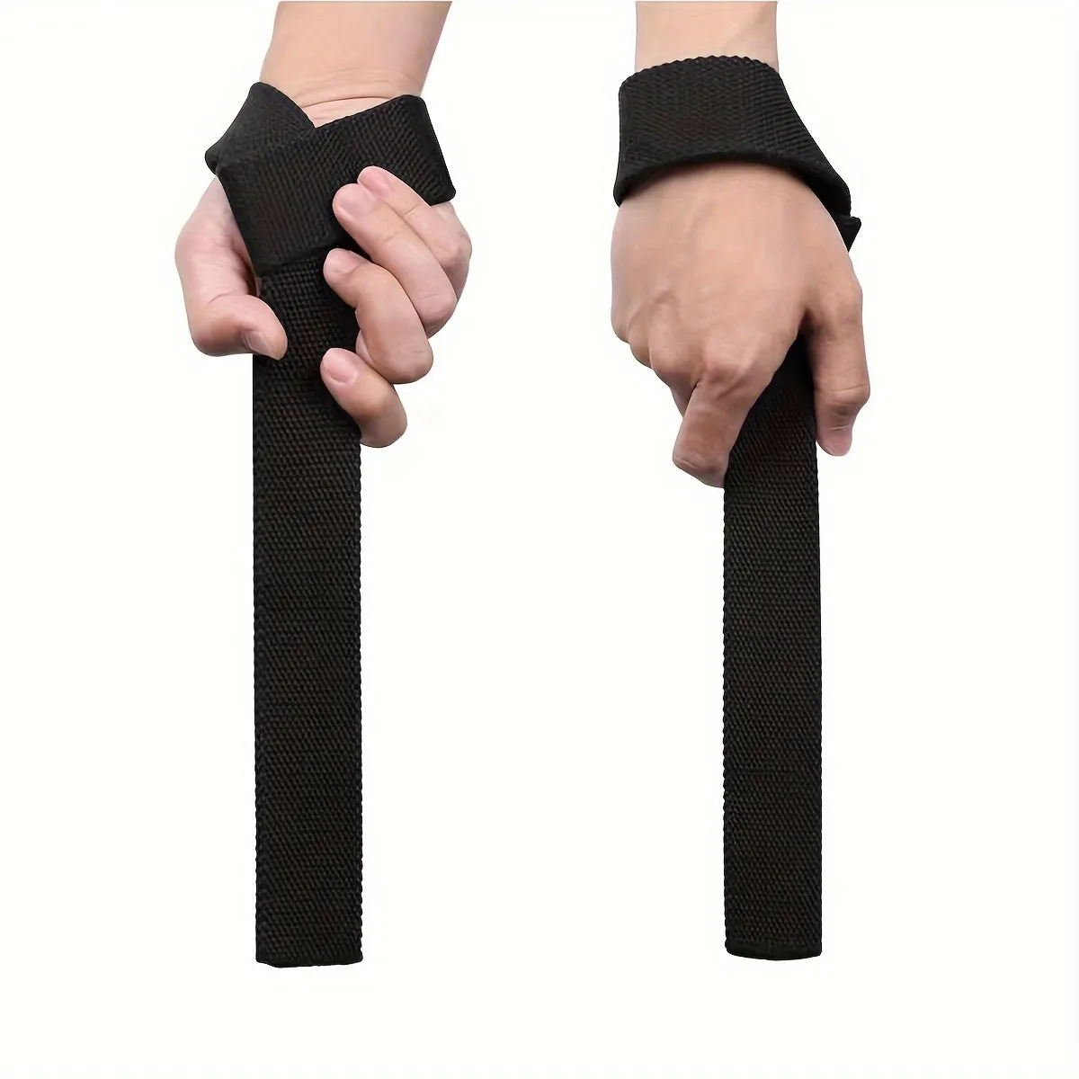 Enhanced Fitness Grip Straps for Weightlifting with Nonslip Technology