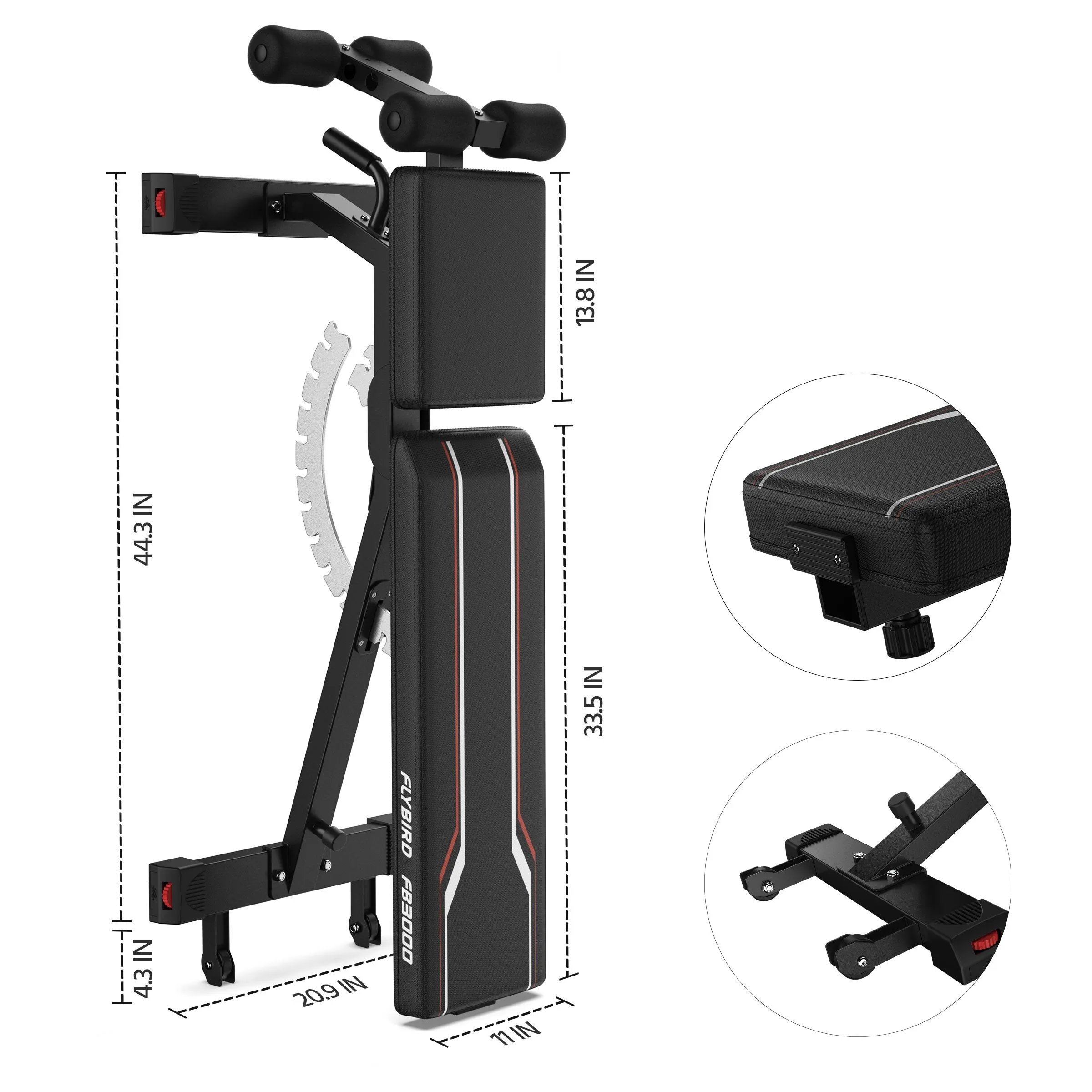 FLYBIRD Adjustable Lifting Bench FB3000