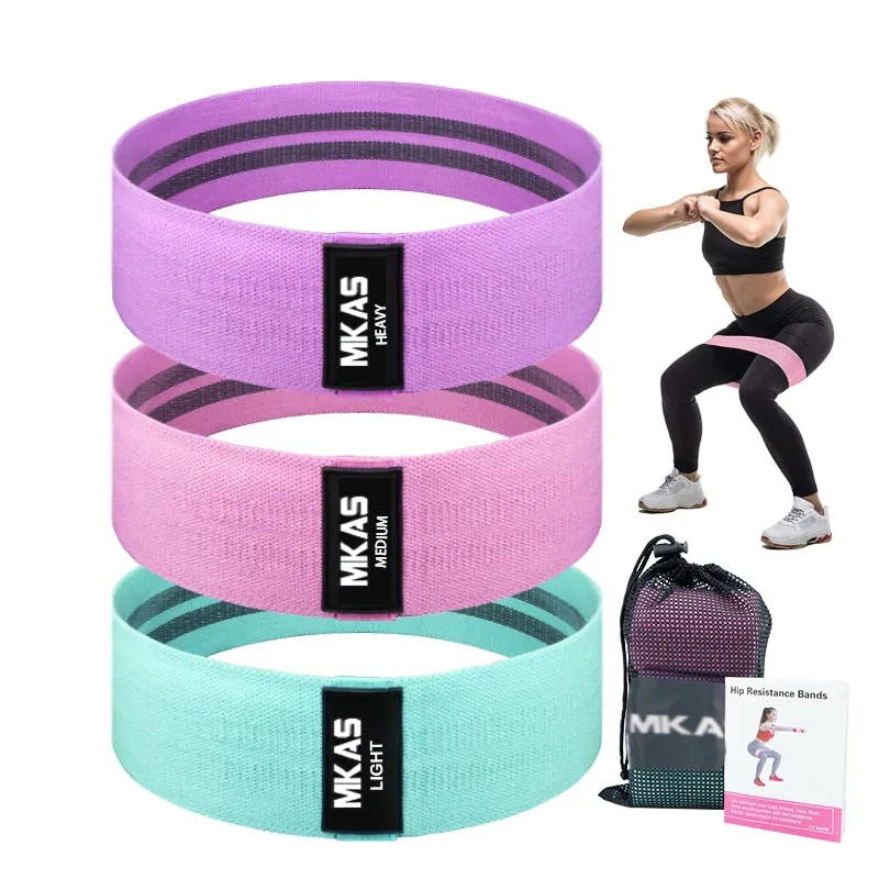 Hip Fitness Resistance Exercise Bands