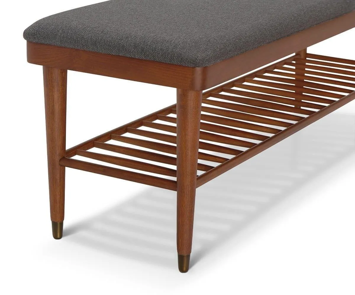 Holfred Bench With Shelf