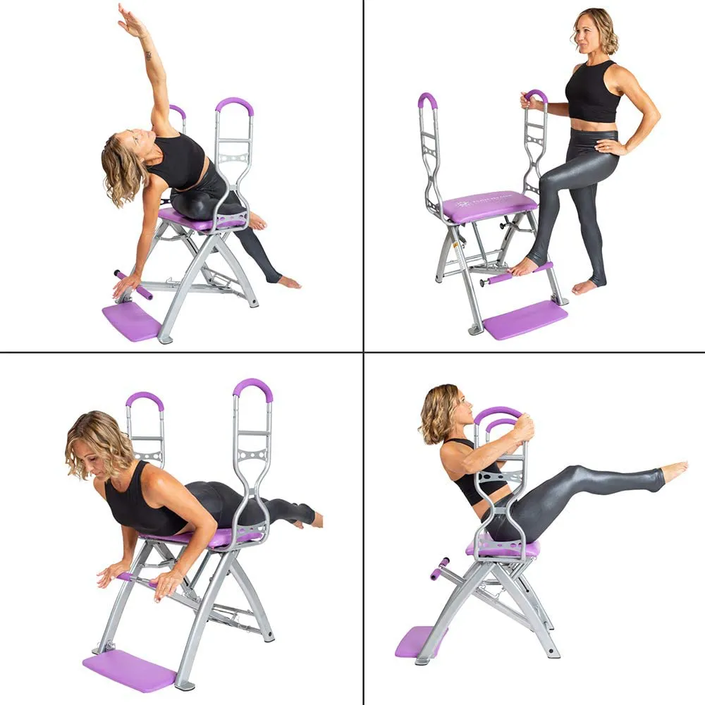 Life's A Beach Pilates PRO Chair Max with Sculpting Handles   Shape Transform & Reform   Total Gym Home Workout   Adjustable Resistance Levels