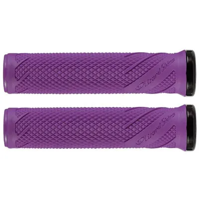 Lizskin, Grips,Lk-On,Wasatch Ultra Purple W/Blk Clamp Wasatch Lock-On  Gripstape