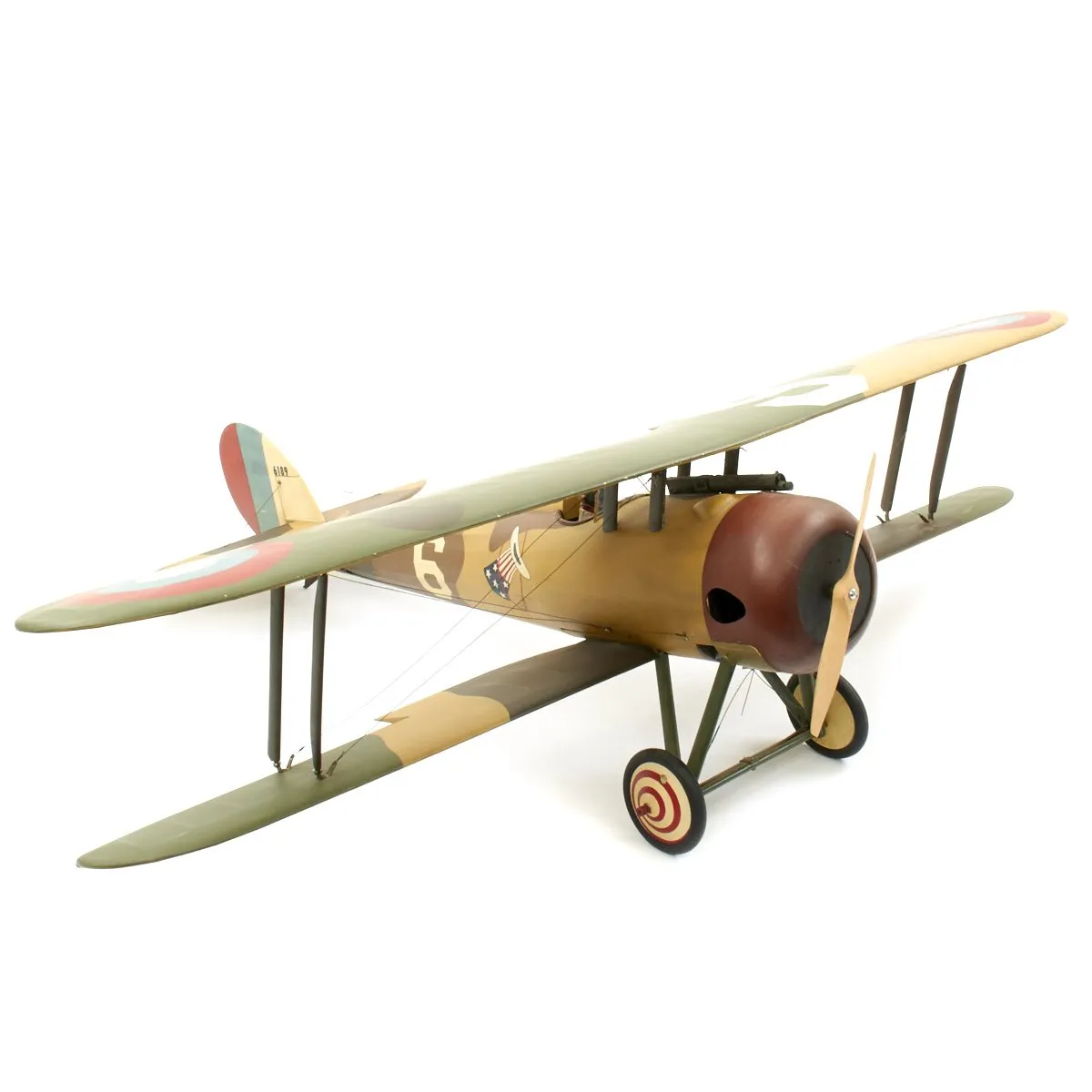 Original U.S. WWI 94th Aero Squadron Nieuport 28 C.1 Large Scale Model Plane for 1927 Film Wings