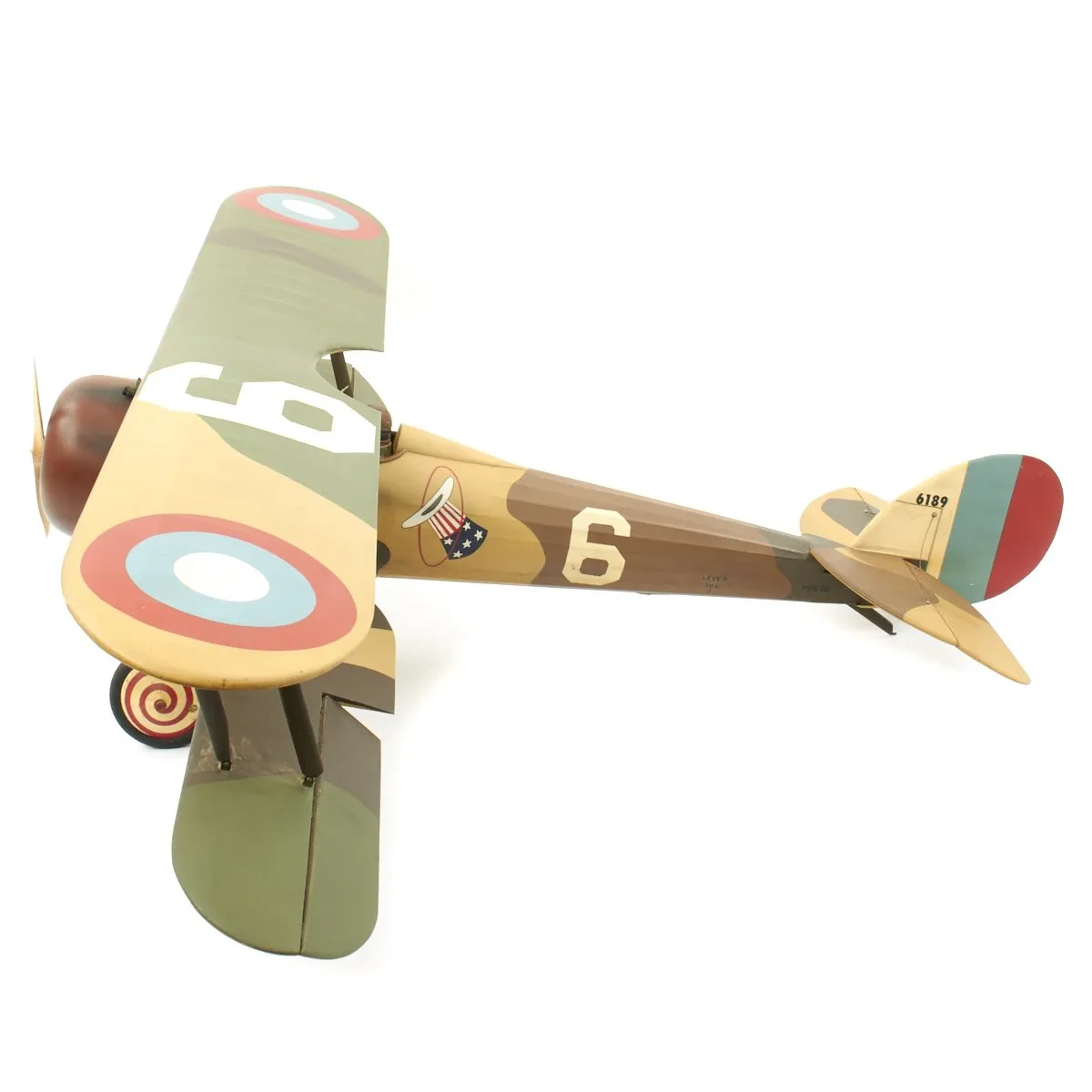 Original U.S. WWI 94th Aero Squadron Nieuport 28 C.1 Large Scale Model Plane for 1927 Film Wings