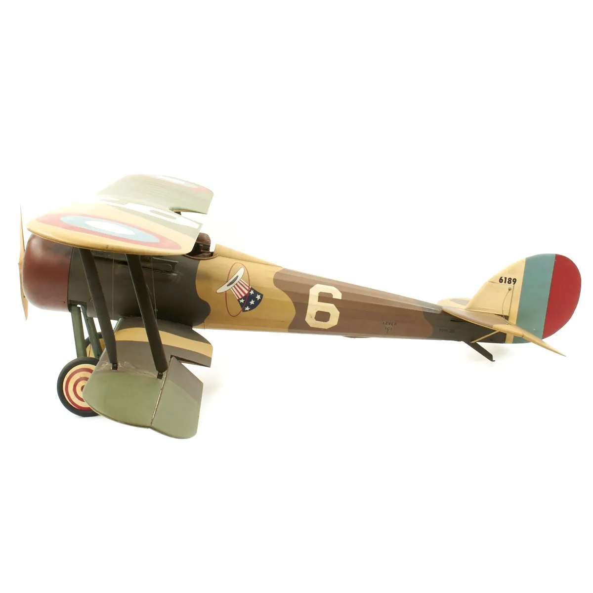 Original U.S. WWI 94th Aero Squadron Nieuport 28 C.1 Large Scale Model Plane for 1927 Film Wings