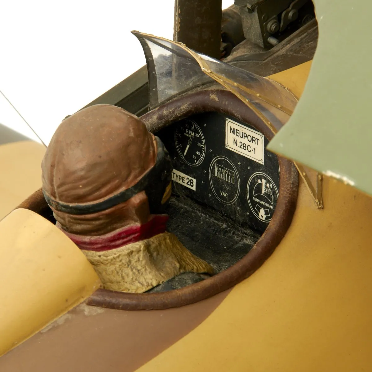 Original U.S. WWI 94th Aero Squadron Nieuport 28 C.1 Large Scale Model Plane for 1927 Film Wings