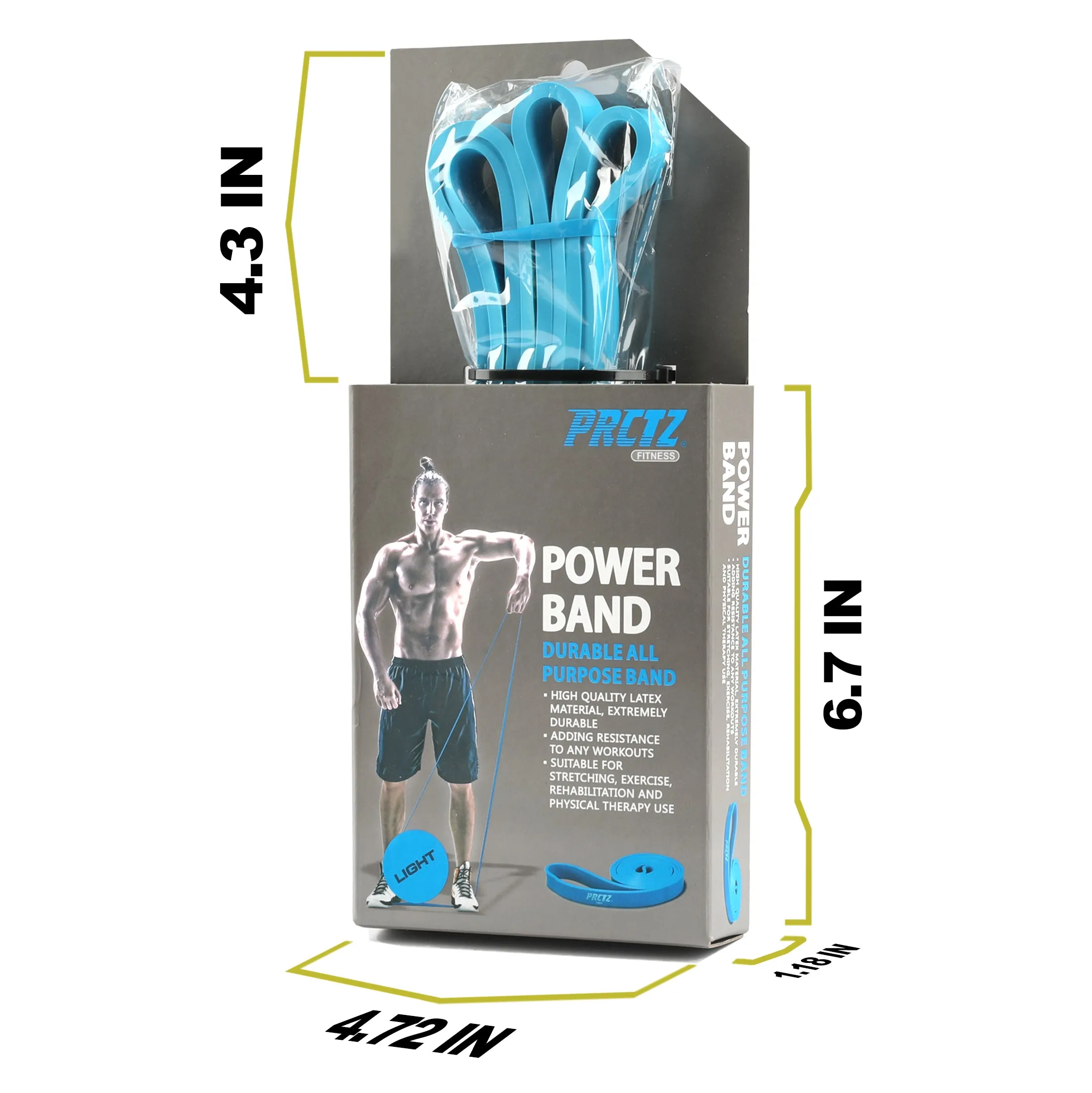 PRCTZ Power Training Band, Light