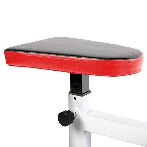 Preacher Curl Bench Red/Black XQCB -02