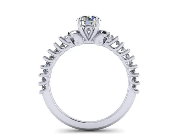 Secret Skull Engagement Ring-UDINC0567