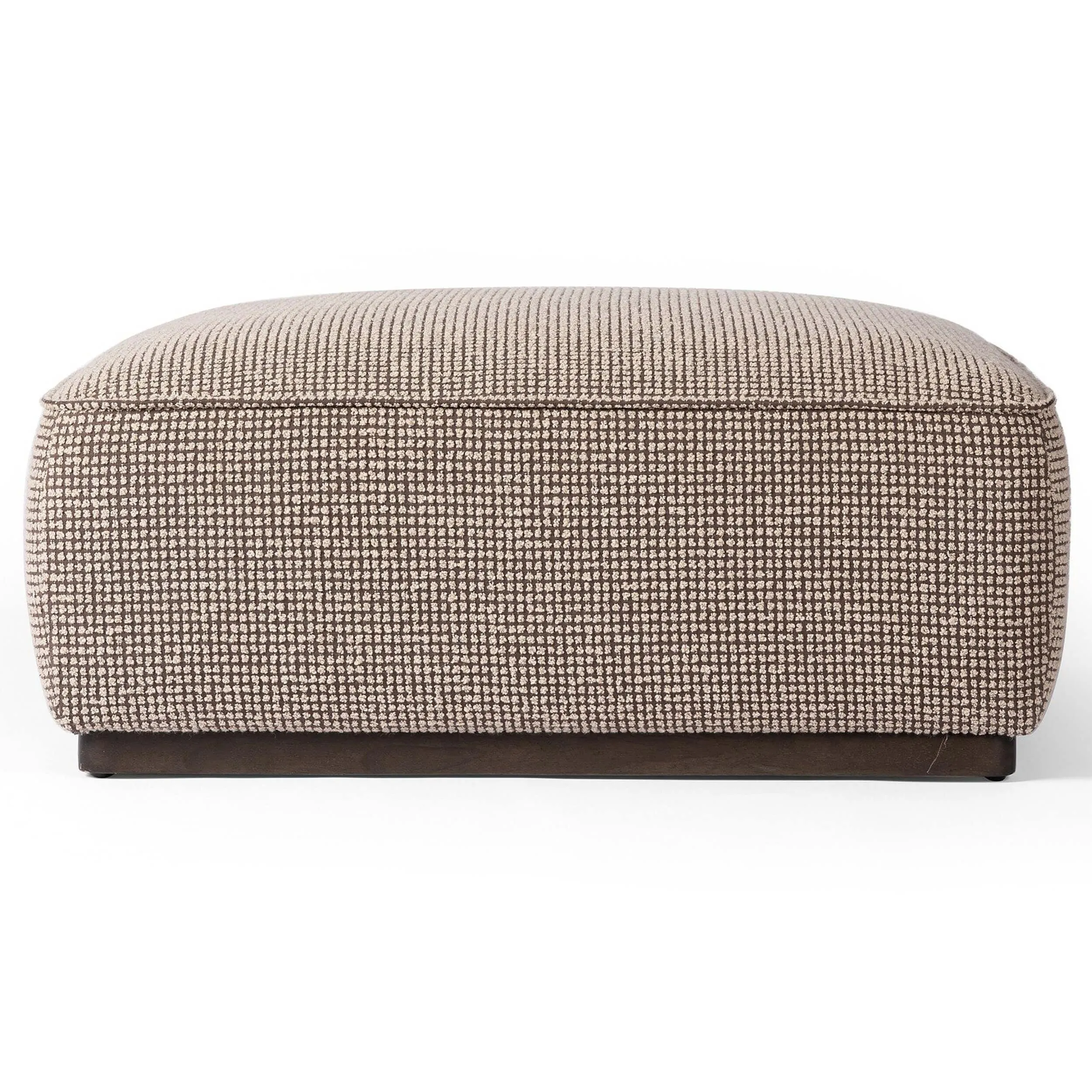 Sinclair Square Ottoman, Barrow Taupe