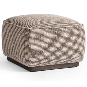 Sinclair Square Ottoman, Barrow Taupe