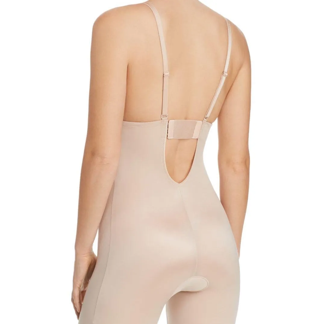 SPANX 10157R PLUNGE LOW-BACK MID-THIGH BODYSUIT