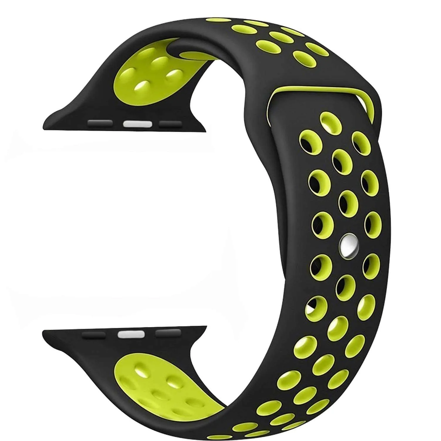 Sports Silicone Apple Watch Band (42/44/45/m)