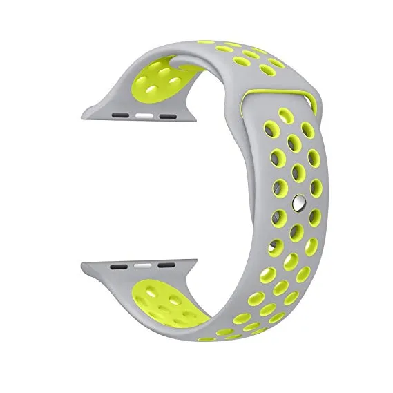 Sports Silicone Apple Watch Band (42/44/45/m)