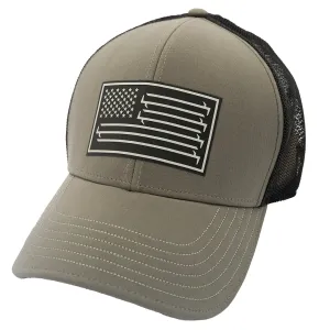 Stars & Bars Premium Trucker - Olive & Black