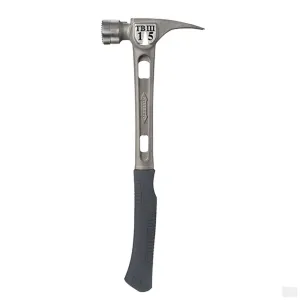 Stiletto Tool TB3MC 15oz. TiBone 3 with Milled Face and Curved Handle