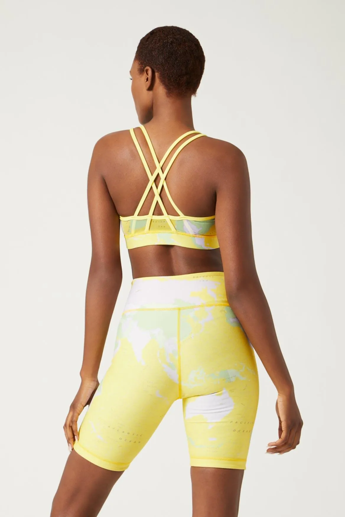 Strappy Bra Compass Yellow