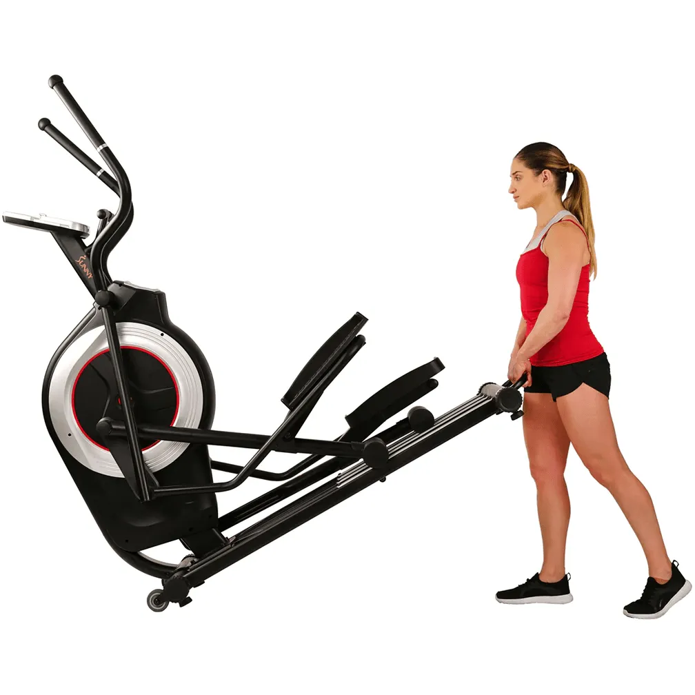 Sunny Health & Fitness Motorized Elliptical Machine Trainer