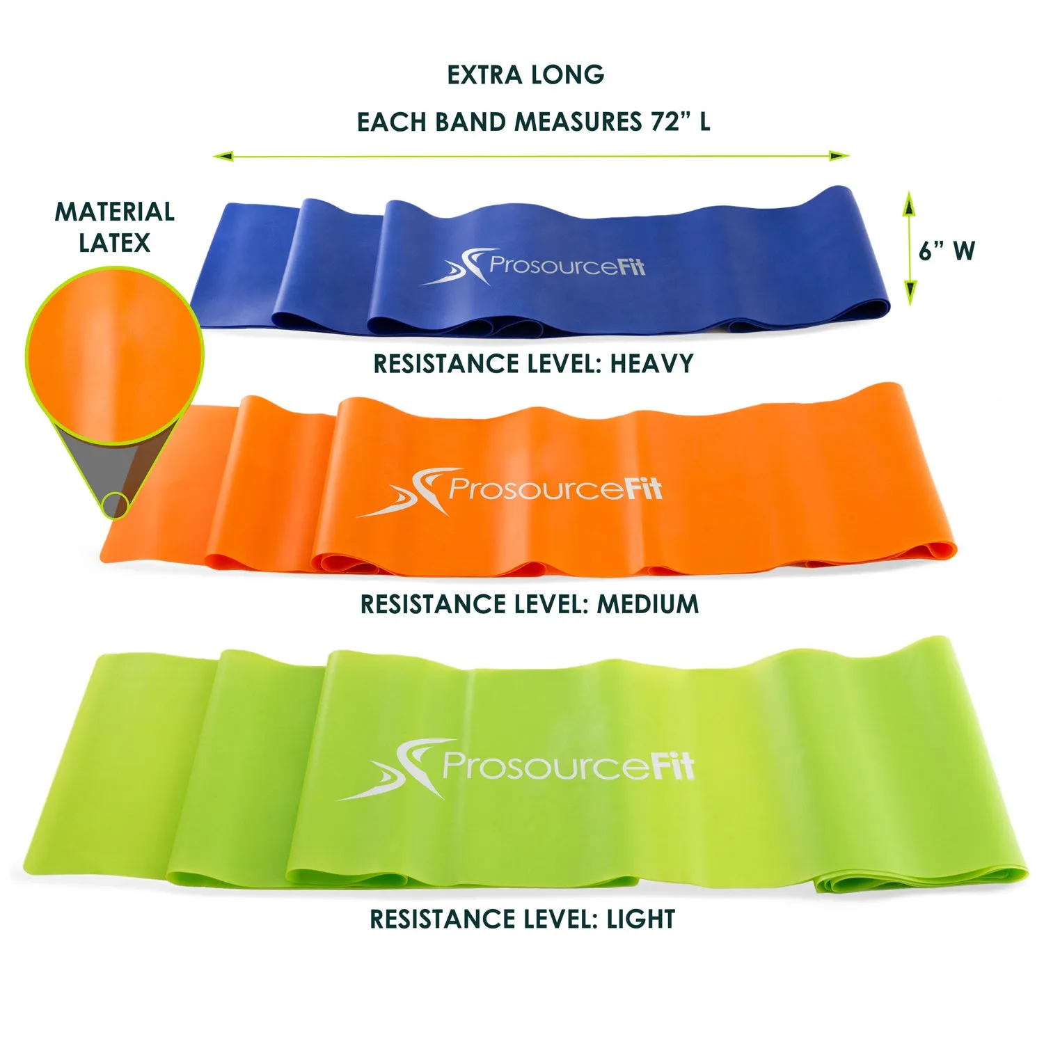 Therapy Flat Resistance Bands Set