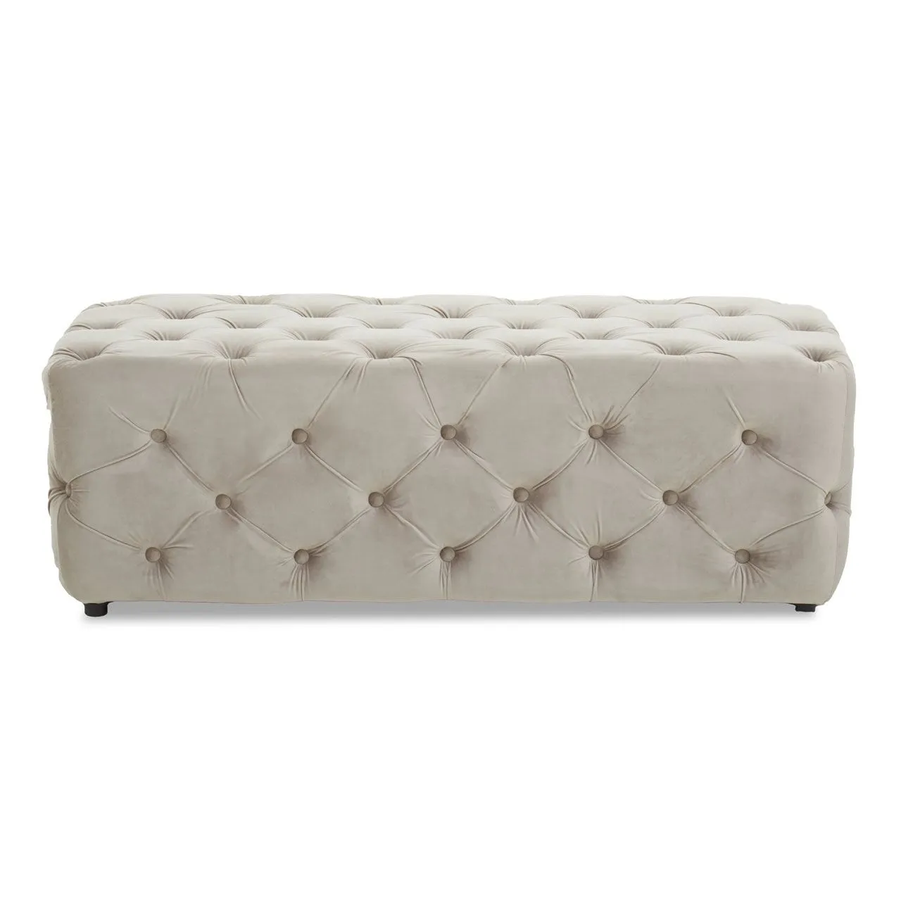 Tufted Velvet Bench