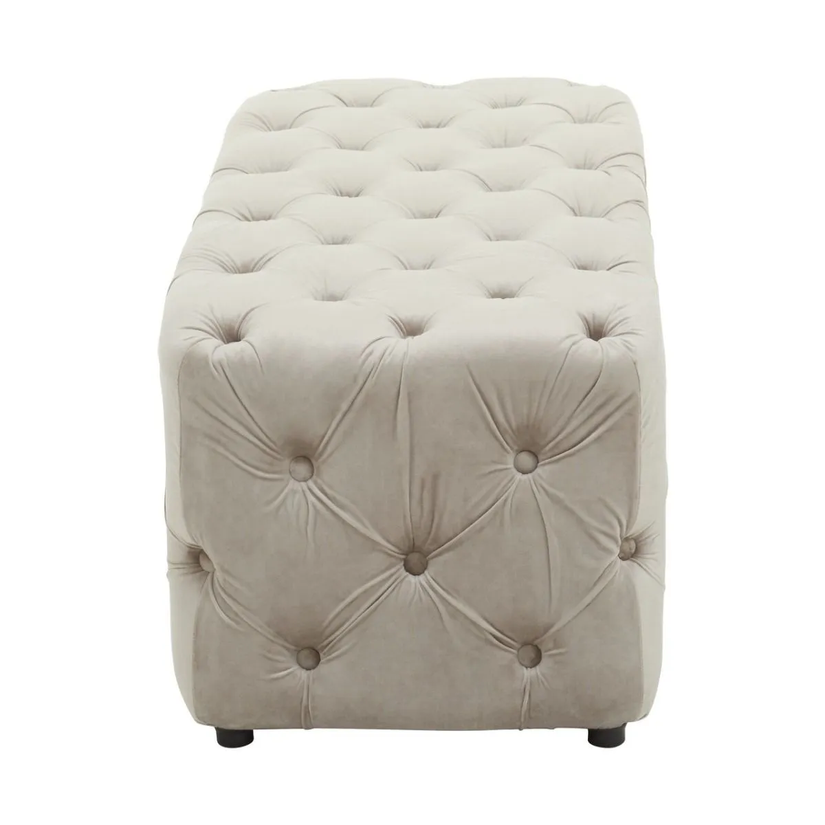 Tufted Velvet Bench