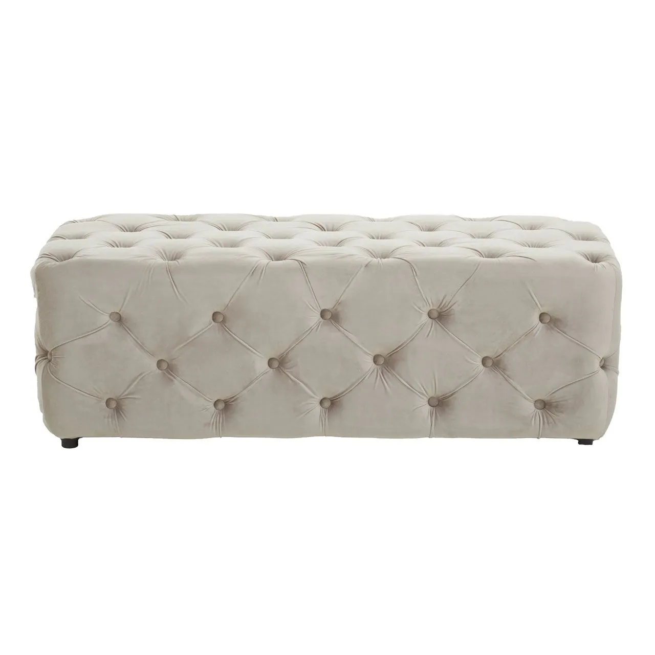 Tufted Velvet Bench