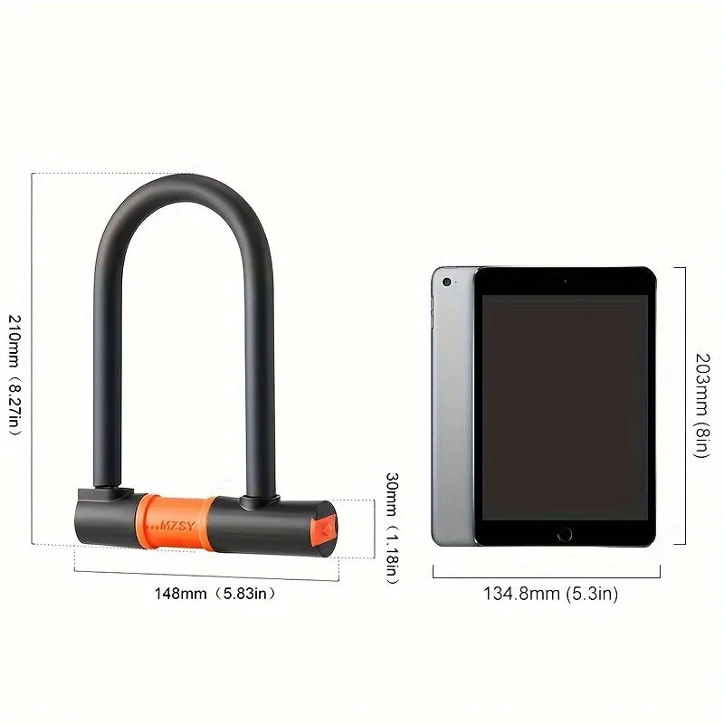 Ultimate Security U Lock for Bikes  Heavy Duty AntiTheft