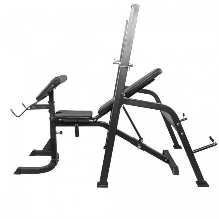 Weight Bench with Separate Weight Rack - Black (Combo)